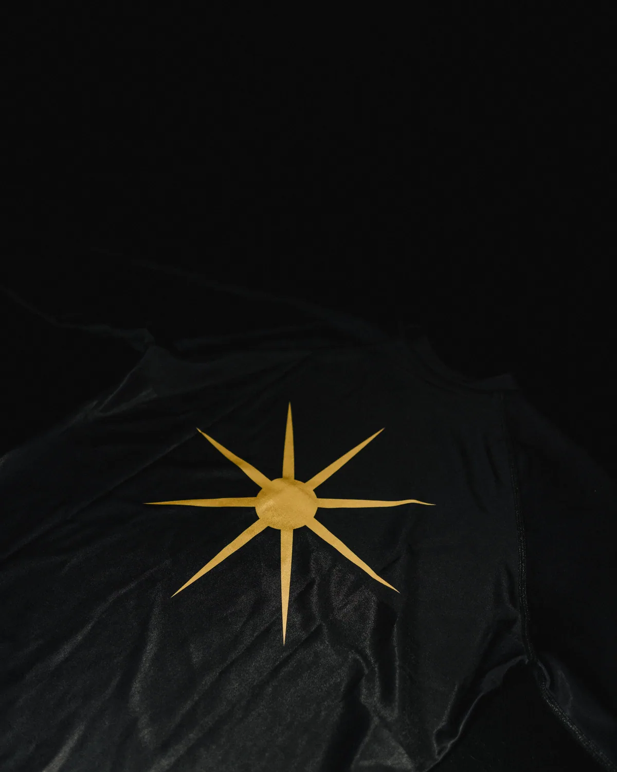 Rashguard · Squid Ink, sea urchin detail